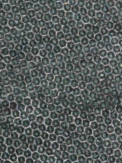Cylindre anilox colmaté échantillon 1 avant
